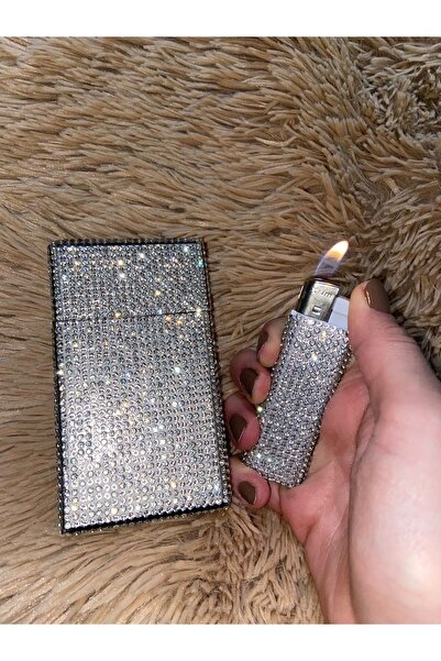 minors Taşlı Tütün Sigara Kutusu Ve Çakmak (TÜM MODELLER VE RENKLER MEVCUTTUR)