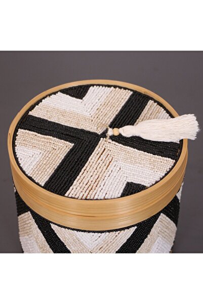 Mylamp Bali Beaded Bamboo Storage Box L 20X20 cm