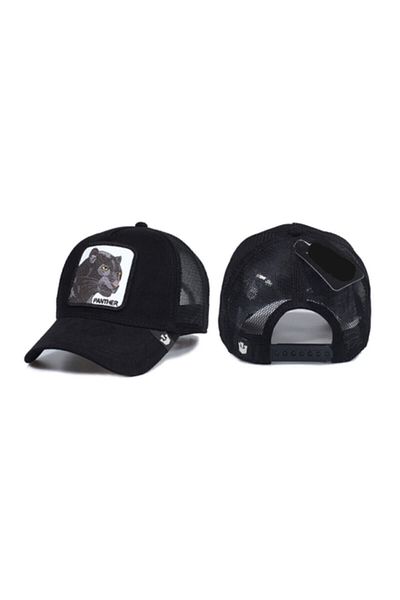 ŞapkaIdünyasi Čiapka Black Panther Unisex čierny klobúk s postavičkou Pantera