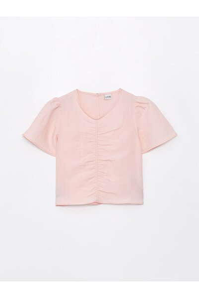 LC Waikiki Dívčí halenka s výstřihem do V