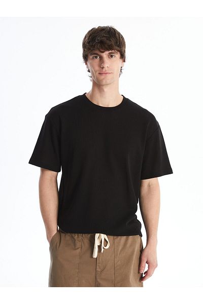 LC Waikiki Men's Crew Neck Short Sleeve Combed Cotton T-Shirt