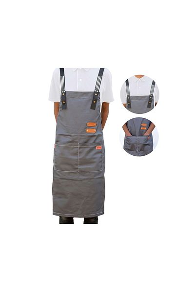 MIBRU Coffee Barista Apron ap-06 gray