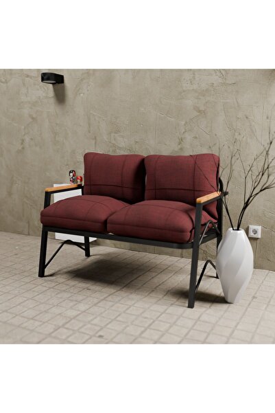 MB GARDEN FURNITURE Simetri Model, Balkon, Mutfak, Bahçe, Cafe,metal Koltuk T...