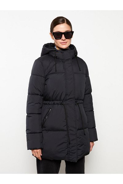 LC Waikiki Puffer-Kapuzenmantel für Damen
