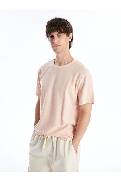 LC Waikiki Ανδρικό T-shirt με λαιμόκοψη με κοντό μανίκι