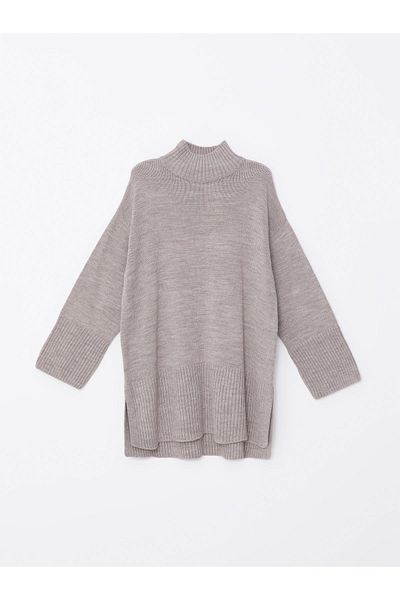 LC Waikiki Oversize Women's Knitwear Sweater - Half Turtleneck