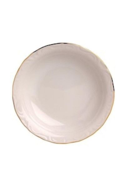 Porland Gilded Dinner Plate 6 Pieces 19cm