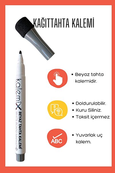 Farklı Bi Kağıt Kalemix Yazı Tahtası Kalemi