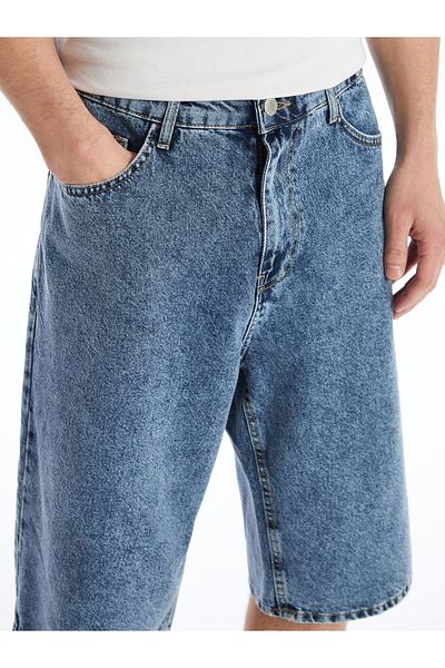 LC Waikiki Bequeme Passform – Jeans-Shorts für Herren