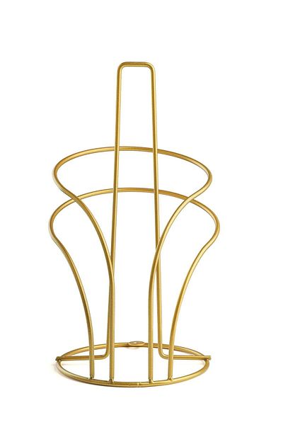 Evisimo Decorative Metal Towel Napkin Holder, Paper Towel Holder Gold