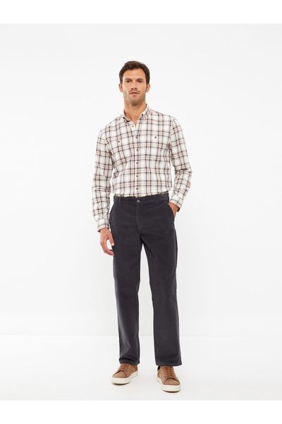 LC Waikiki Wide Fit Velvet Men's Trousers