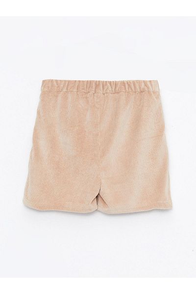 LC Waikiki Basic Velvet Shorts Φούστα για Κορίτσια - Ελαστική μέση