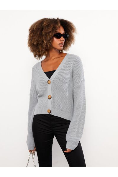 LC Waikiki V-neck - Women's Knitwear Cardigan