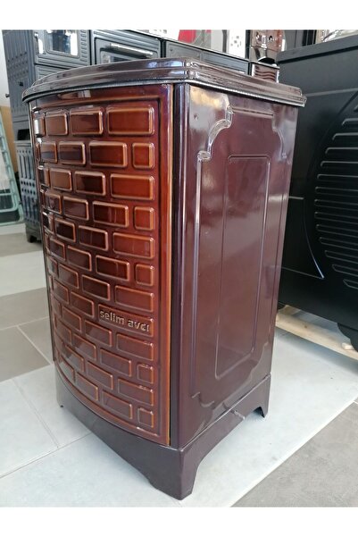 Avcı Selim Köşeli Kovalı Uyuyan Soba Odun Kömür Sobası