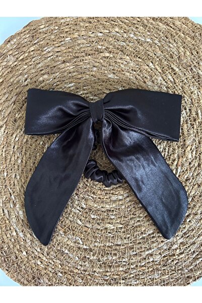 MADE BY PERİ Black,Ecru and Pink Satin Fabrics,San Bow, Children'S,Adult Buck...