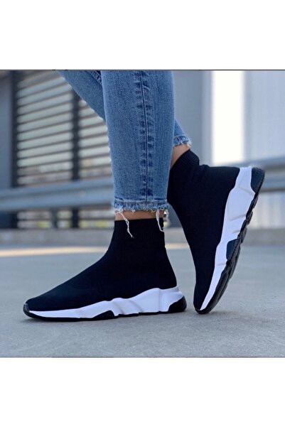 SRT SHOP Unisex crne sportske čarape za patike
