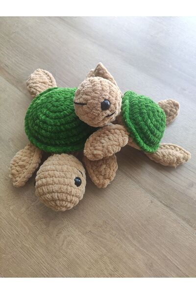 ElisaToys Amigurumi örgü caretta kaplumbağa