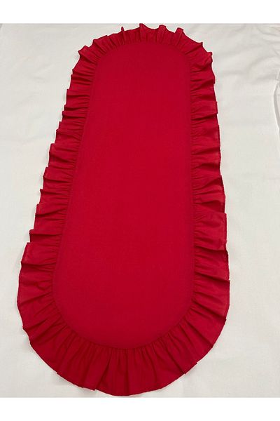 LILYUM Βολάν Βαμβακερό Πολυεστέρα Οβάλ Runner 40x140 εκ