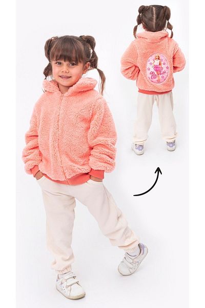 aden kids girls plush coat