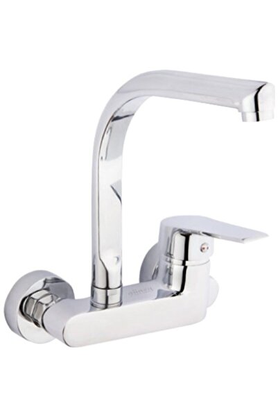 Genel Markalar Duvardan Döner Borulu Aç Kapa Mutfak Eviye Evye Aplike Batsı