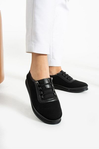 HKM shoes Balerina de zi cu zi, ușoare, sezoniere, confortabile, ortopedice complete, cu șireturi