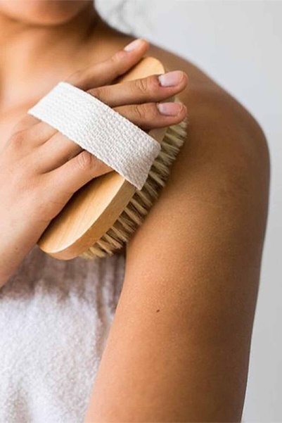 obrigado Anti-Cellulite Natural Horsehair Cellulite Brush 100% Natural Horseh...