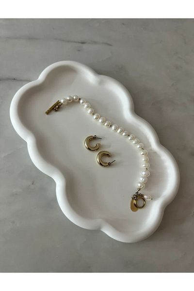 Minima Art Studio Cloud Jewelry Organizer - Product Shooting and Presentation Plate