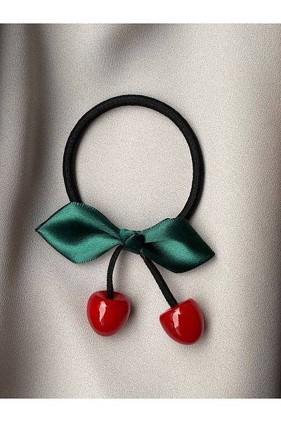 TwinsSis Store Cherry Ribbon Rubber Buckle