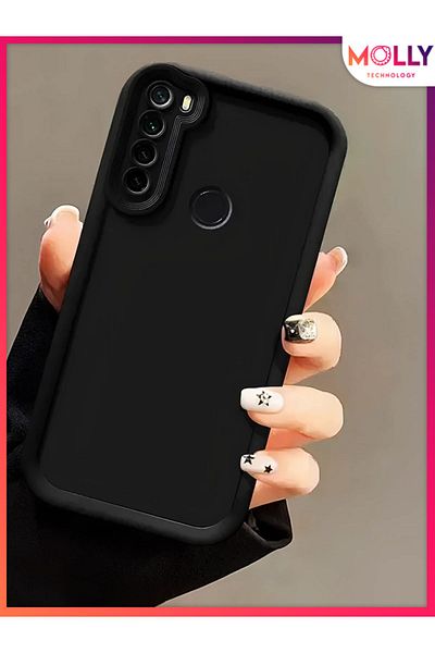 Molly جراب سيليكون سميك بحواف سوداء لهاتف Xiaomi Redmi Note 8