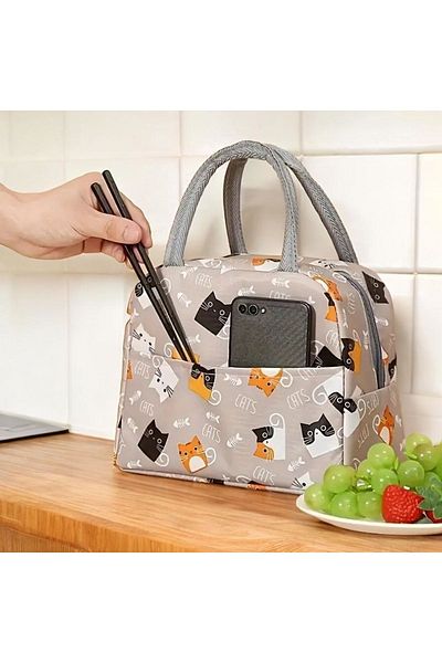 DSD Insulated Food Carry Bag Cold Warm Holder Lunch Box Lunch Food Bag