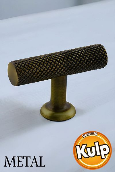 Badem10 Buton Doruk Mobilier din metal galben antic învechit Capac sertar de bucătărie Mâner dulap dulap Mâner