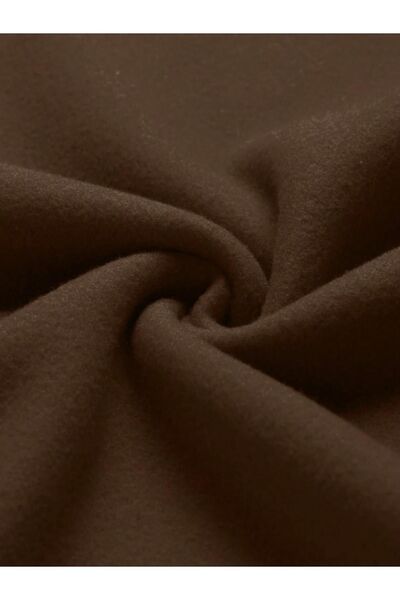 Altamira Мъжки суичър с кафяво деколте с щампа Brooklyn Lought