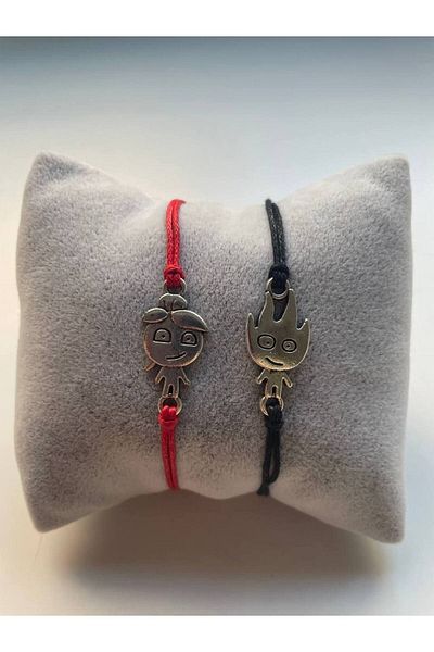 GALATA GIFT Fire-Water Bracelet, Couple, Friendship Bracelet,