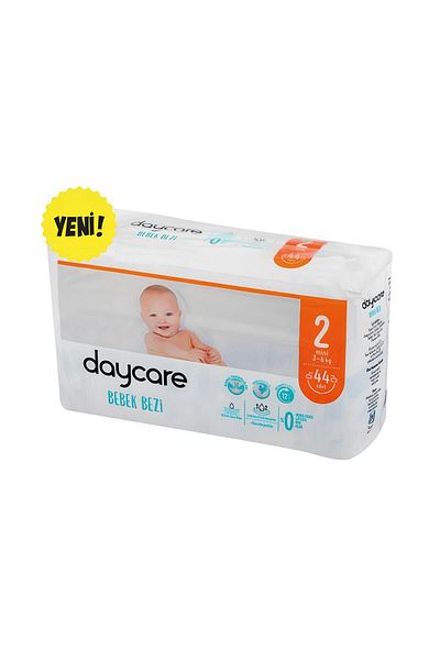 Daycare حفاضات أطفال ميني مقاس 2 - 3-6 كجم، 3x44 132 قطعة