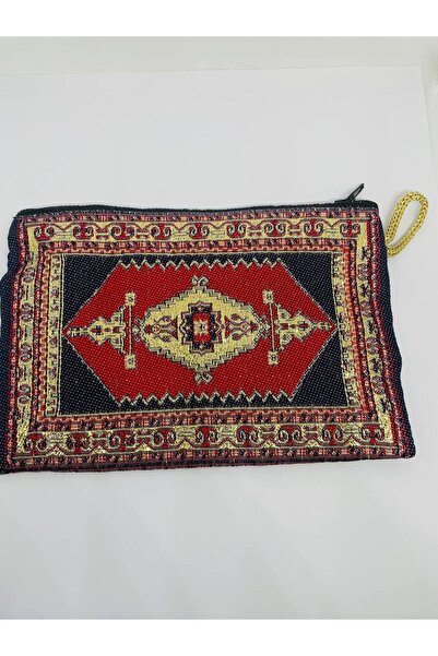 GALATA GIFT Women's Medium Size Wallet - Stylish, Zippered, Lined, Rug Patterned Coin Wallet 15x10