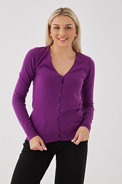 Fashion Friends Purple Cardigan