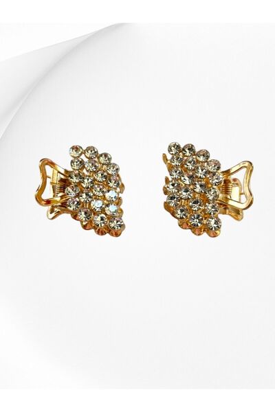 GALATA GIFT Metal auriu roz - Cataramă robustă din piatră de zircon de 2,5 cm...