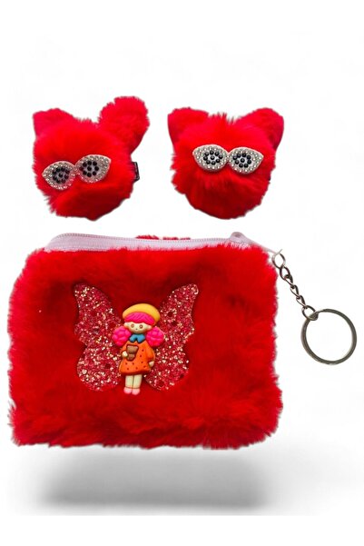 GALATA GIFT Color Matching Coin Purse, Keychain Wallet and Two Buckles Set for Girls