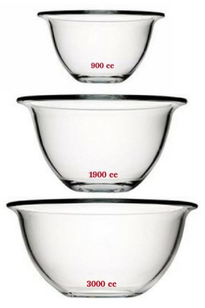 Paşabahçe Kase Arda Turkmen Preparation Set 3 Pieces