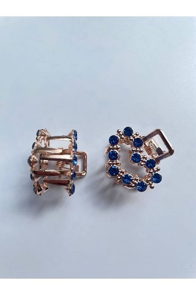 GALATA GIFT Agrafă de păr minusculă inimă, agrafă metalică de culoare vibrantă cu cleme