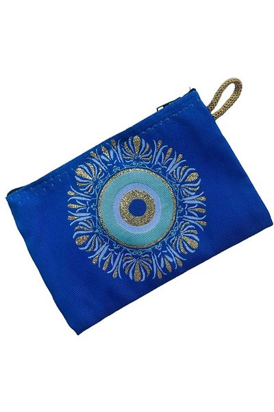 GALATA GIFT Portofel de damă de mărime medie - elegant, cu fermoar, căptușit, portofel pentru monede cu model Kilim 15x10