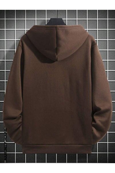 Altamira Ανδρικό φούτερ με κουκούλα σε καφέ ελάφι