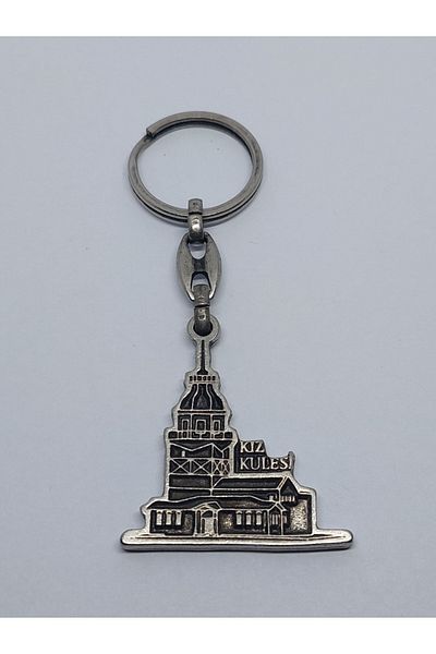 GALATA GIFT Breloc din metal metalic Turnul Femeii, Locuri Istanbul