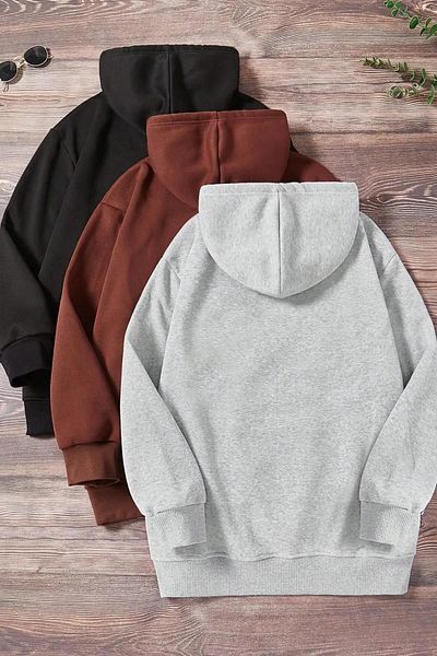 Altamira Hanorac Hoddie unisex, pachet de 3