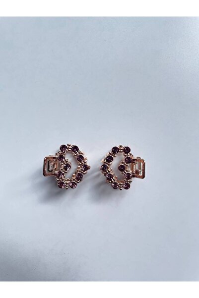 GALATA GIFT Сердечко-затискач для волосся, металевий затискач з яскравими кол...