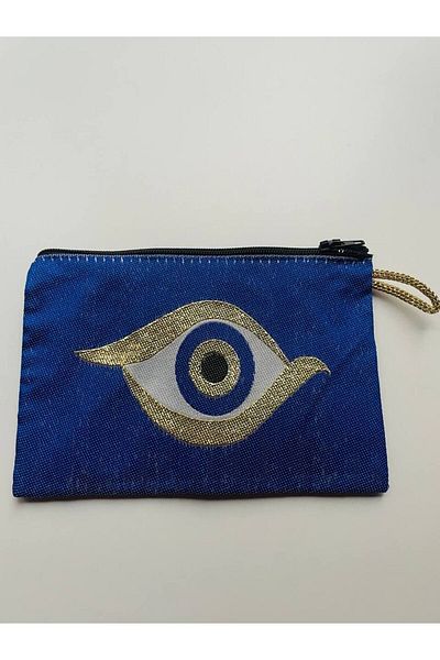 GALATA GIFT Portofel de damă cu ochi rău, fermoar elegant de mărime medie, portofel căptușit