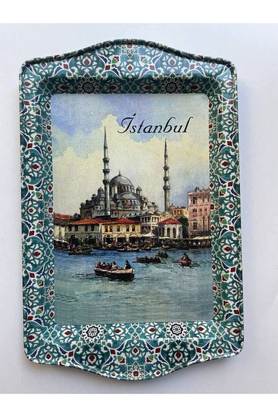 GALATA GIFT Metal Tray, Presentation Self-Service Tray, 25x16 Presentation Tray, Sturdy, Non-Colorizing, Anti-Scratching