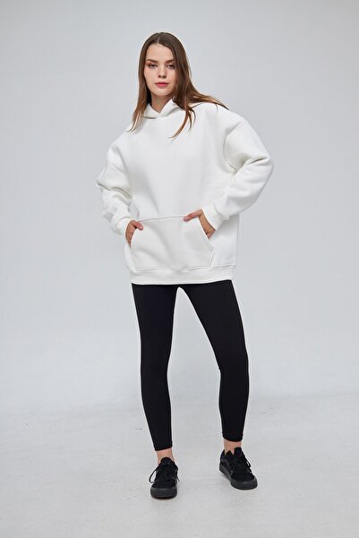 YÜKSEL IŞIK Екру унісекс худі з капюшоном - 100% бавовна