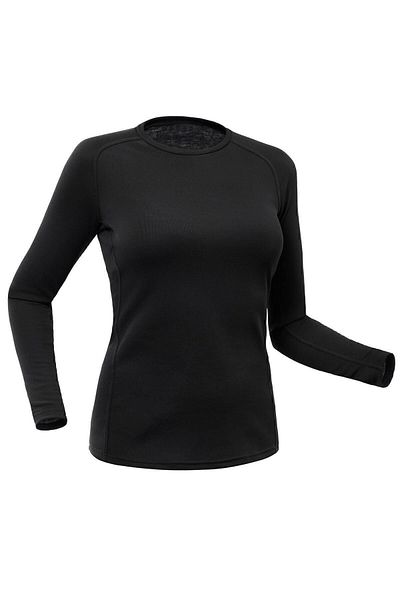 Decathlon ملابس داخلية للتزلج للسيدات - أسود - Bl 100