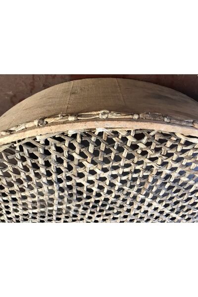 Aydudu Züccaciye Deri Kalbur Elek Deri Halbur Geniş Gözenekli 47*47*10 Cm